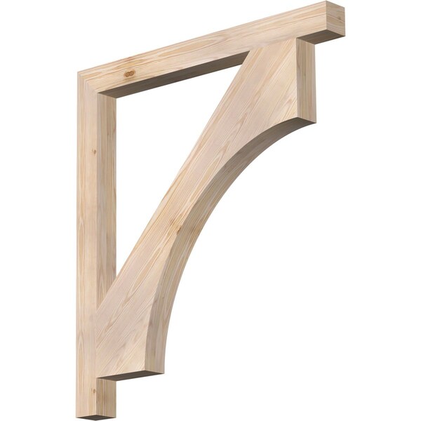 Ekena Millwork Westlake Block Smooth Bracket, Douglas Fir, 3 1/2"W x 40"D x 44"H BKT04X40X44WTL05SDF - main